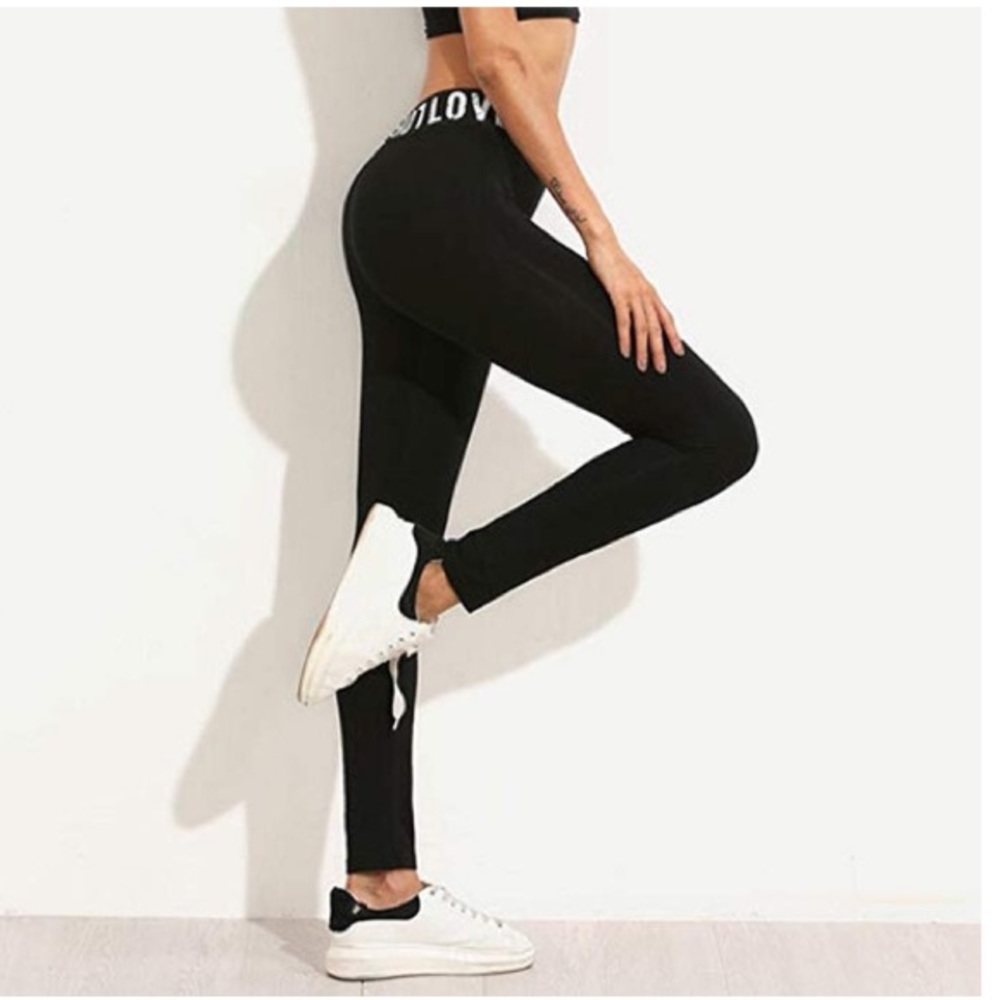 LOVE Leggings ONE LEFT (fits a M/L) - Picture 3 of 7